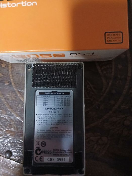 Pedal guitarra Boss Ds-1