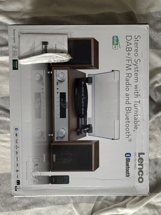 Gramofon Lenco MC-160WD Bluetooth Drewno