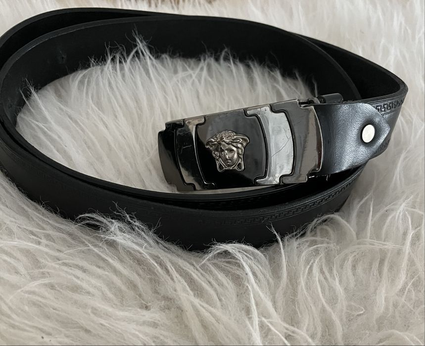 Пояс ремінь Versace кожа