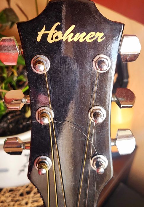 Оригінальна акустична гітара Hohner HW220 BK + фірмовий чохол RockBag