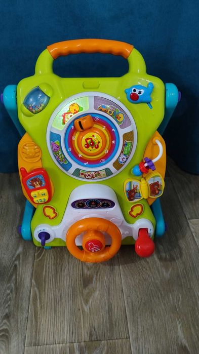 Ігровий центр 2107 Hola 3в1 (каталка-ходунки/столик) до 3 років