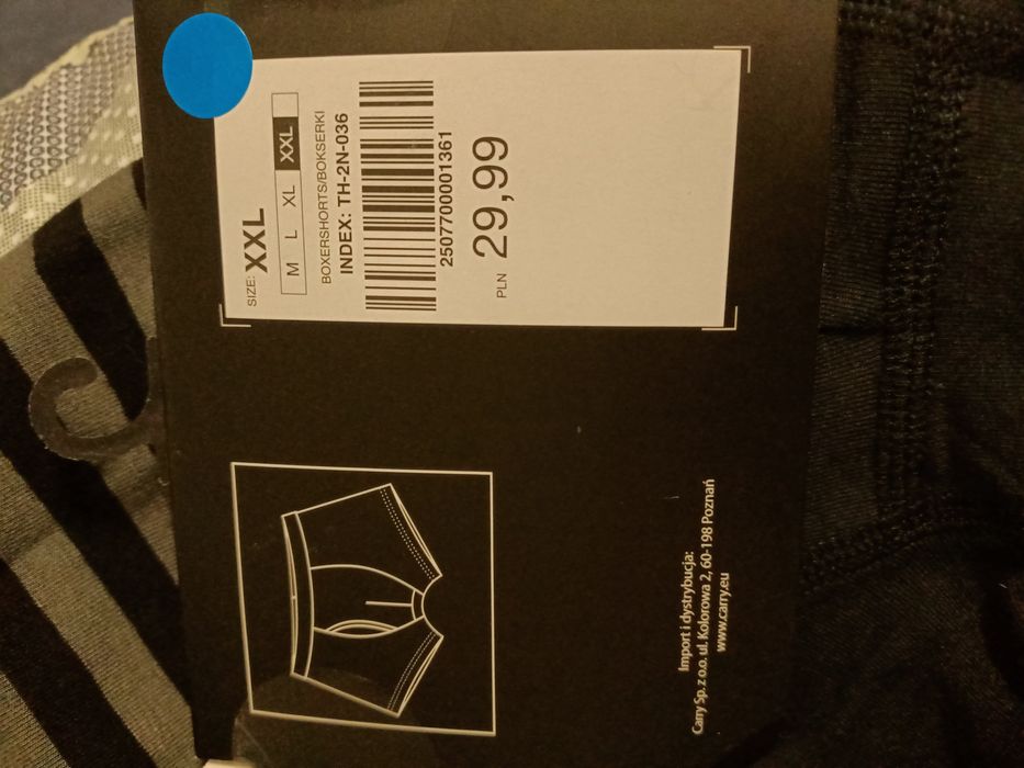 bokserki męskie XXL 3 sztuki nowe