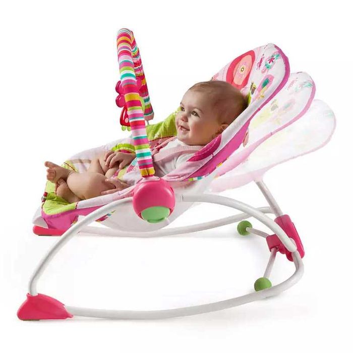 Espreguiçadeira Bright Starts Raspberry Garden