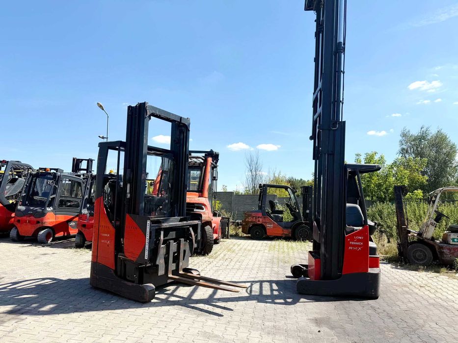 wózek elektryczny retrak Linde R16X 2006r podnoszenie 7m przebieg 4690mtg