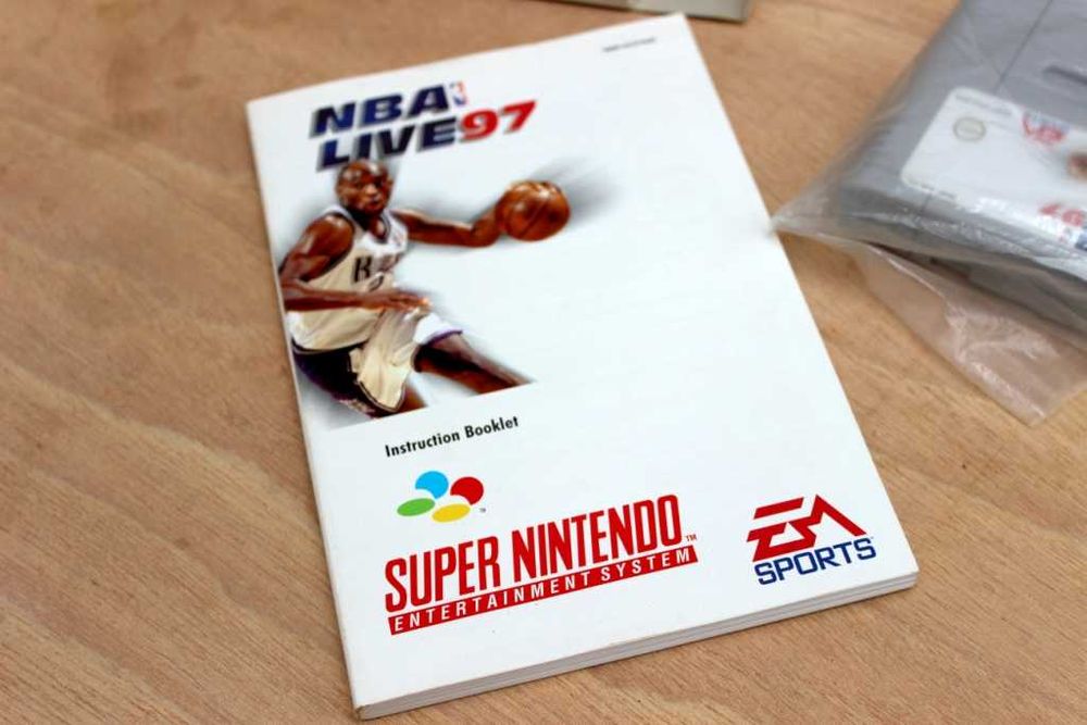 NBA Live 97 Mitch Richmond Super Nintendo