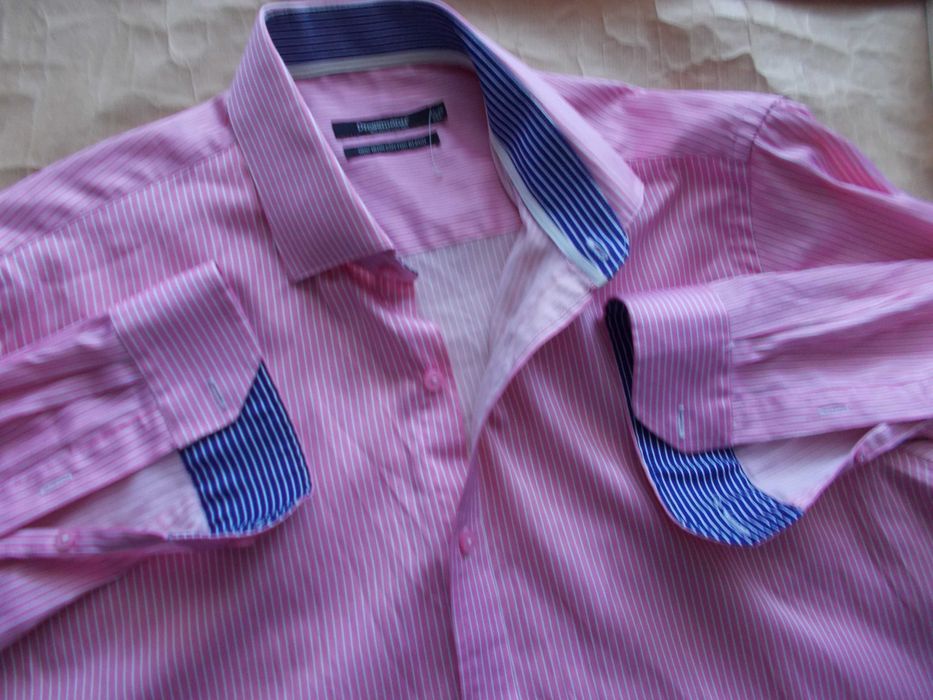2XL DRESSMANN 1967 Premium Nowa Koszula Męska 2XL 44 cm UK