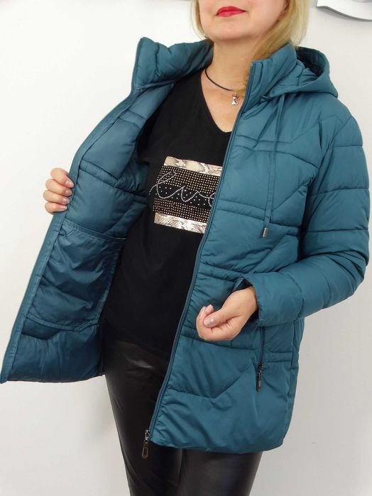 Kurtka Damska Pikowana Jesienna Przejściowa ELARA 48