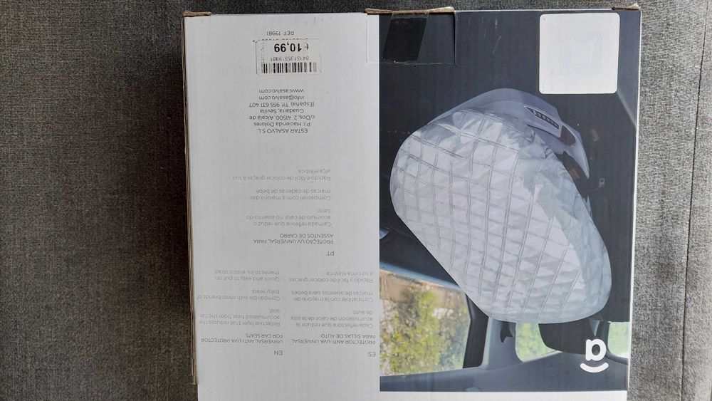 Capa Protectora Anti-UVA para Cadeira Auto de Bébé