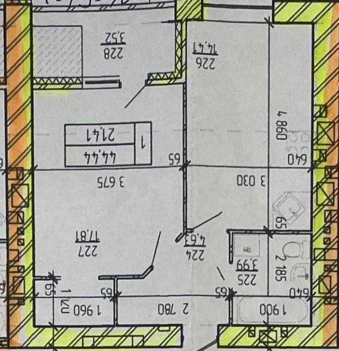 1к , Озерна , інд. опалення на етапі здачі забудовник РАУШ