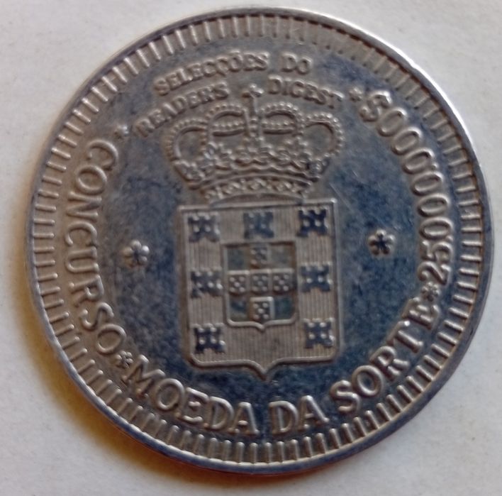 Moeda em alumínio das Seleções Reader's Digest