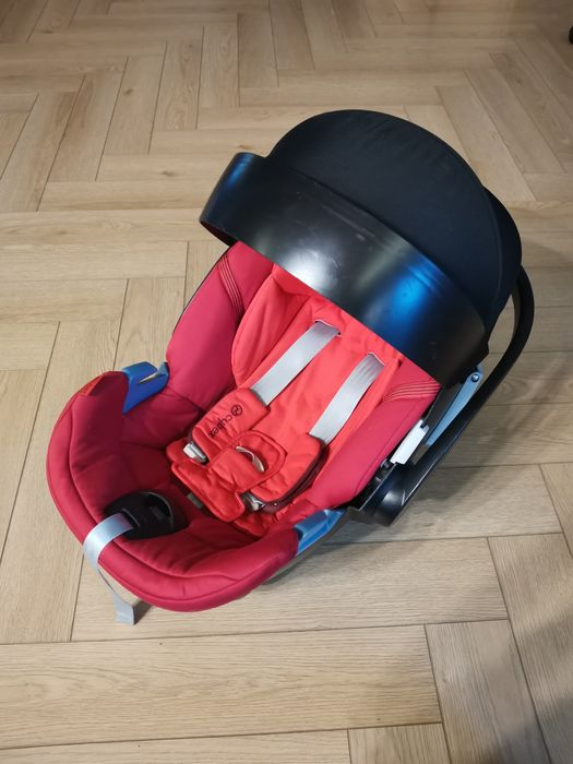 Fotelik samochodowy Cybex Aton 4 + baza isofix + adaptery do wózka