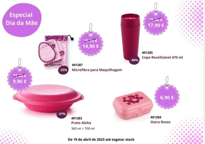 Artigos Tupperware para venda