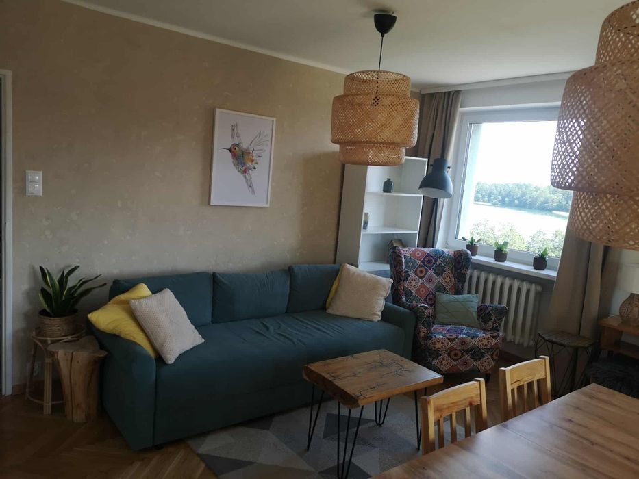 Apartament z widokiem na jezioro Białe