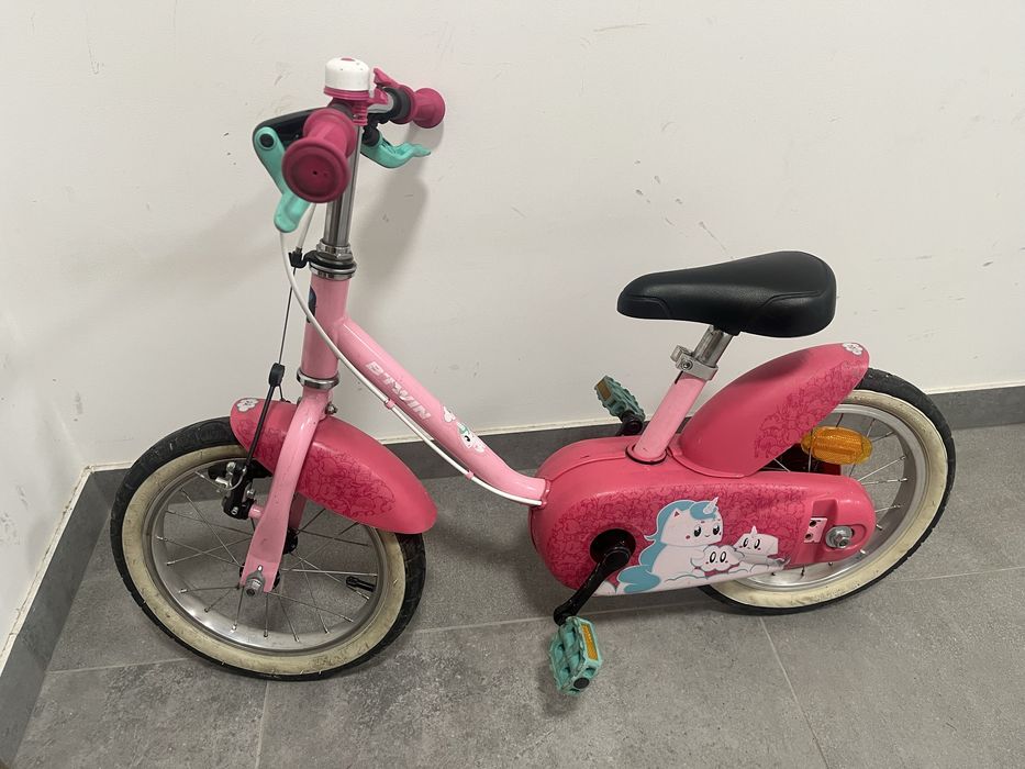 Btwin rower różowy 14 cali