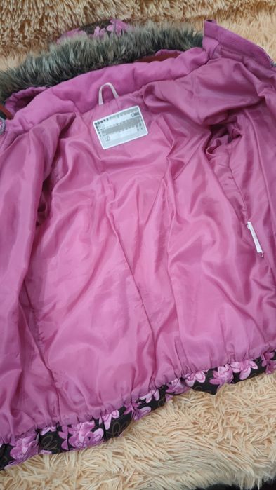 Куртка зима 116, 122, термо, пальто Lenne