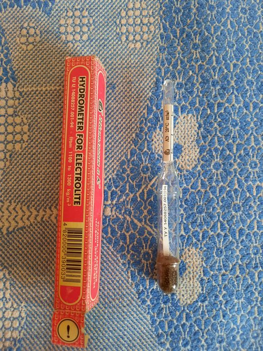 Ареометр для плотности кислоты или другой жидкости