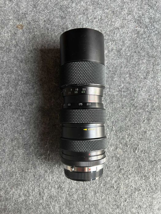 Obiektyw Soligor Macro + zoom 85-205 Olympus analog