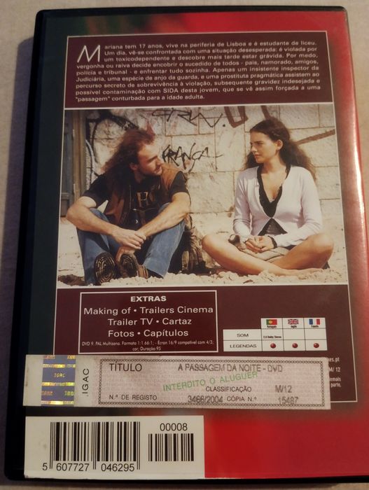 DVD a passagem da noite