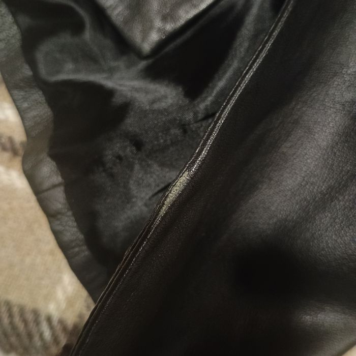 шкіряний піджак mng