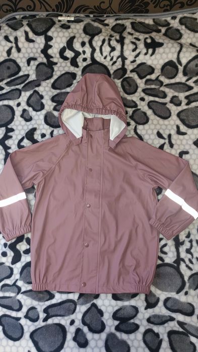 Прорезинений грязепруф, дощовик на дівчинку 5-7 років, розмір 122