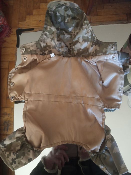 Курточка патриотична-комфляжна для маленьких Гав або котиків  юдля