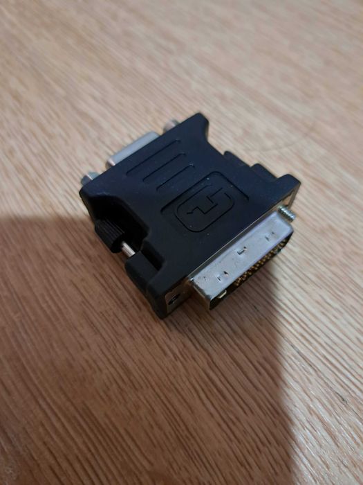 Adaptador de Vídeo DVI-I (24+5 Pinos) para VGA