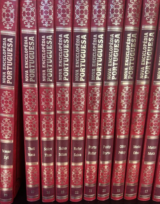 Coleção Completa Nova Enciclopédia Portuguesa (26 Volumes) – Ediclube 1991