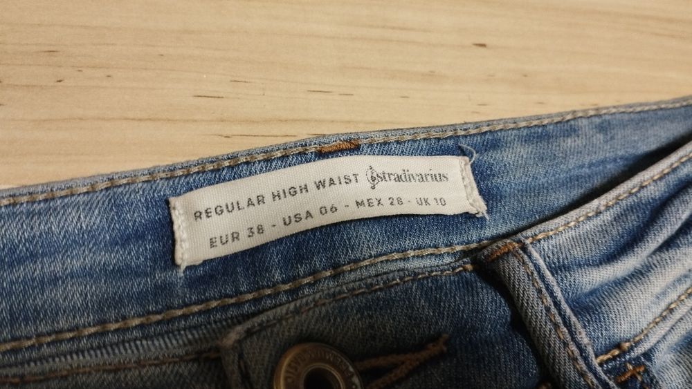 Jeansy spodnie jeansowe 2 pary C&A Stradivarius. R. 38. Okazja+Gratis