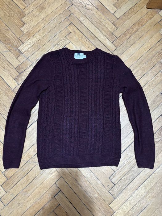 Sweter warkoczowy XS