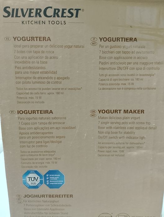 Máquina Iogurteira Marca Alemã