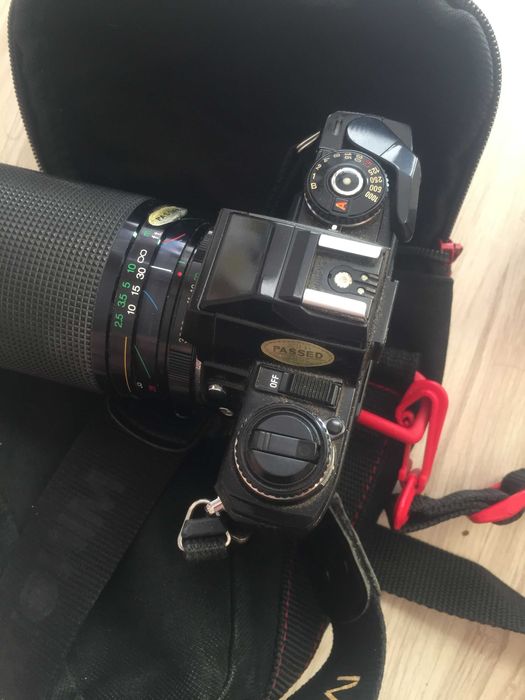 Aparat analogowy Minolta X500 zestaw