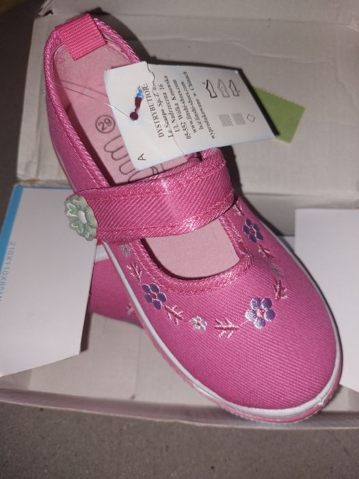 Buty różowe dziewczęce