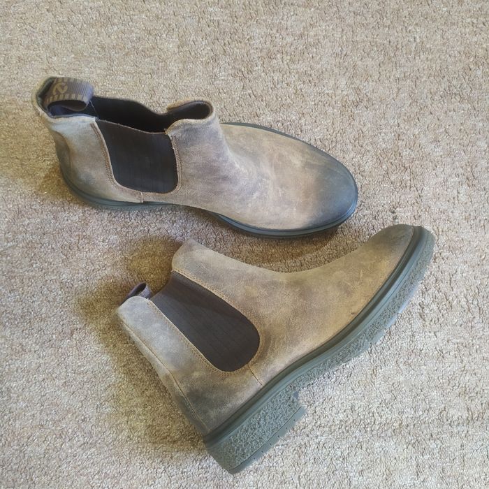 45. Оригінальні шкіряні черевики Ecco (челсі)