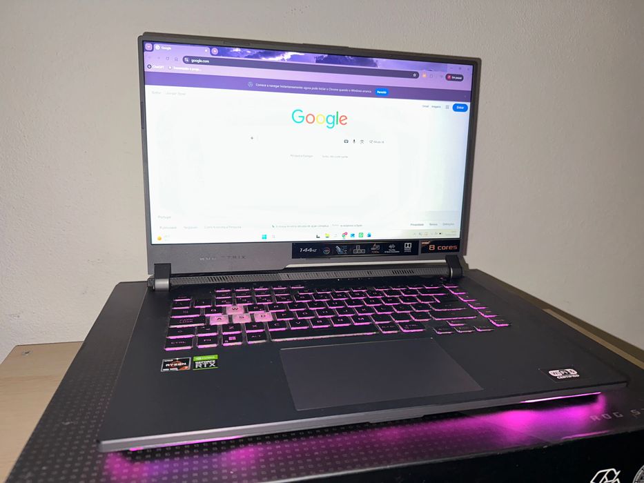 Portátil Asus Rog strix G15 G513IE / Ryzen 7 / Rtx 3050TI