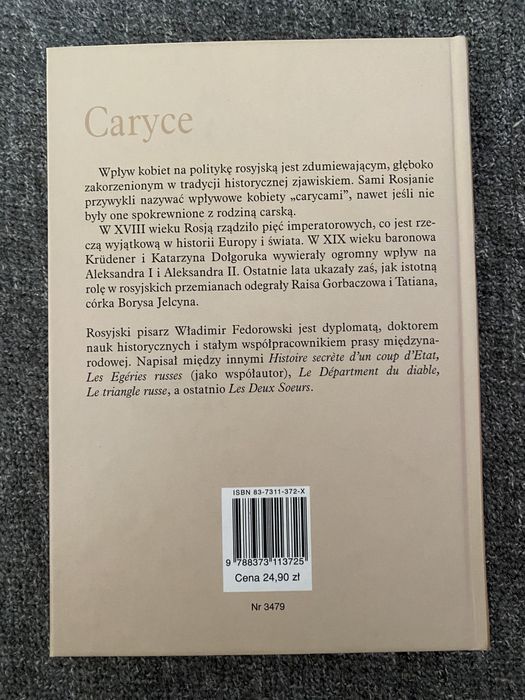 W. Fedorowski - Carycę. Od Katarzyny I do Ludmiły Putin.