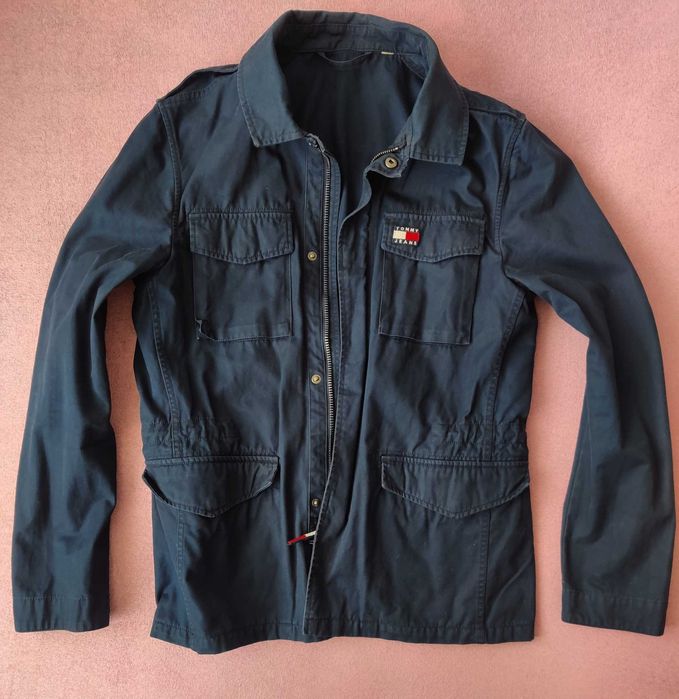 Tommy Hilfiger kurtka męska S okazja jak nowa  granatowa