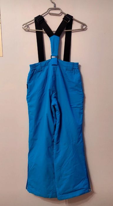 Jasnoniebieskie spodnie narciarskie, na narty, snowboard