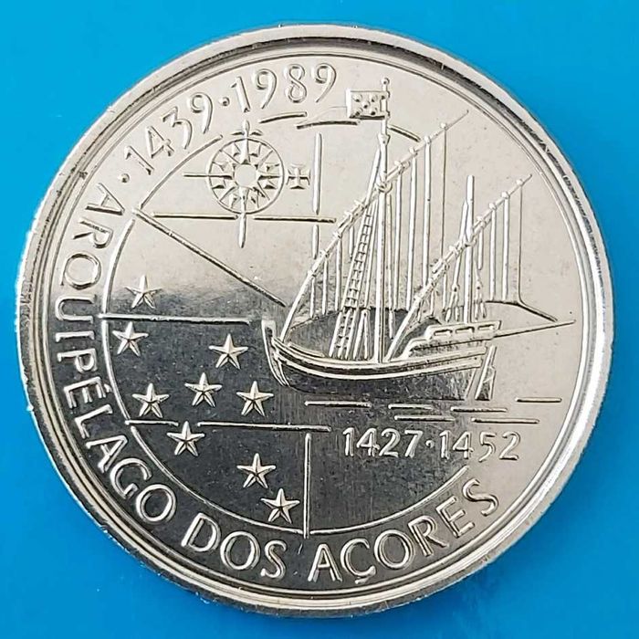 100$00 de 1989,  À Conquista Atlântico, Arquipélago Açores
