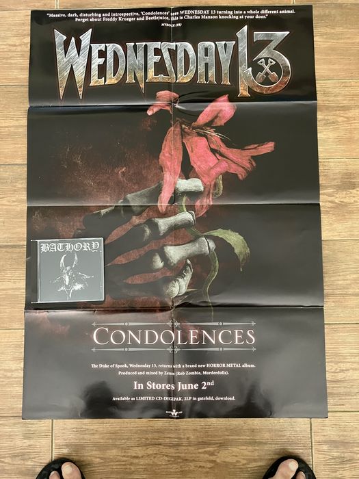 Poster Wednesday 13 - Condolences - Original Nuclear Blast