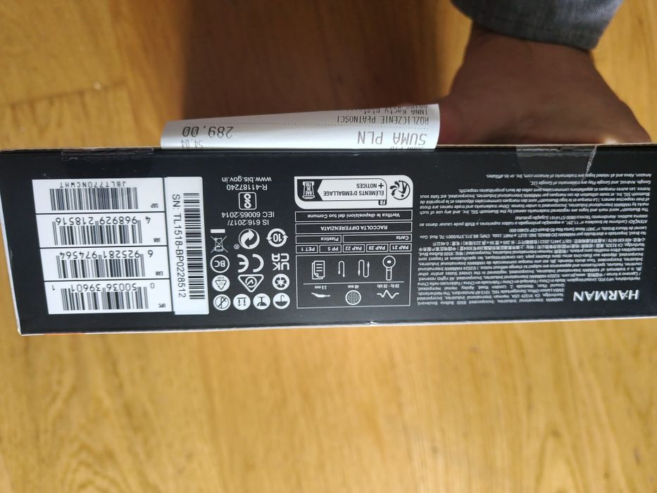 Nowe słuchawki bezprzewodowe JBL tune 770NC. Paragon gwarancja