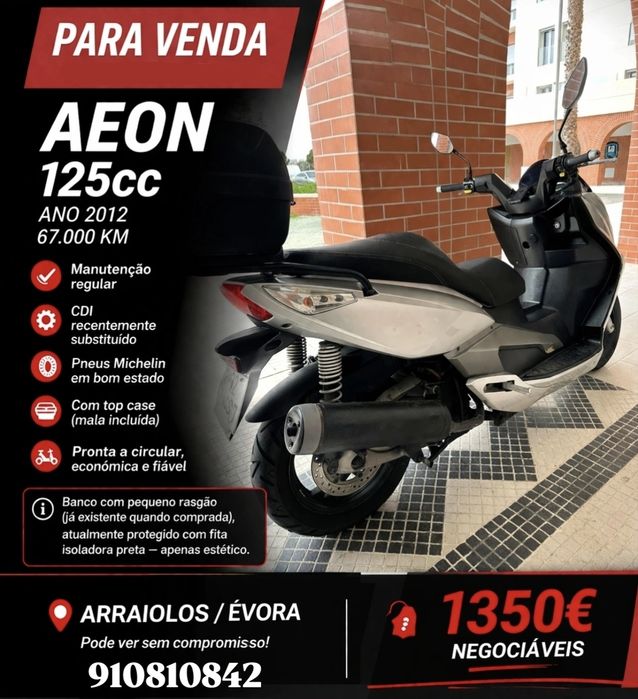 Mota AEON 125cc fiável