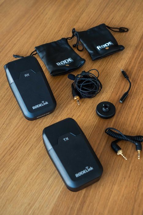 Microfones sem fios Rodelink FilmMaker kit (c/ microfone de lapela)