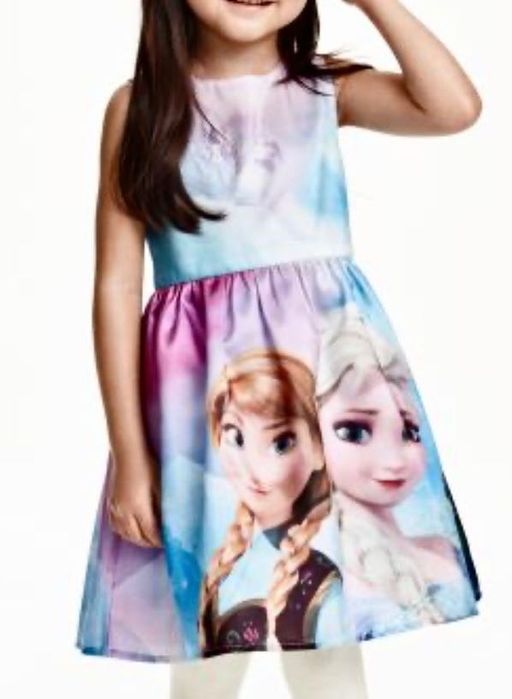 HM Sukienka Elsa, Elza, Kraina lodu, Frozen rozmiar 128