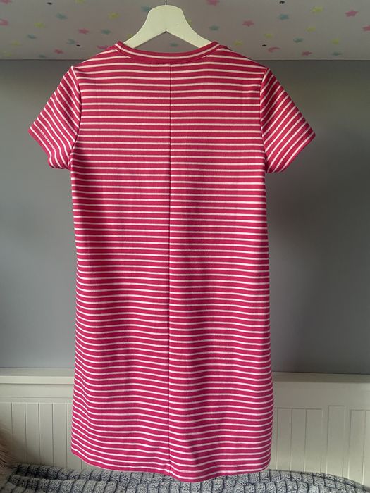 sukienka z krótkim rękawem w paski