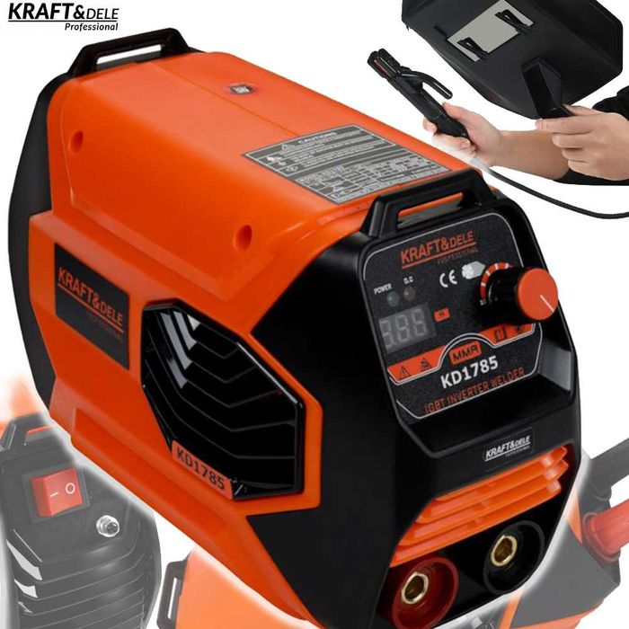 KRAFT&DELE Spawarka Inwertorowa 330a Mma Tig Lift Vrd Ip21 230v KD1785