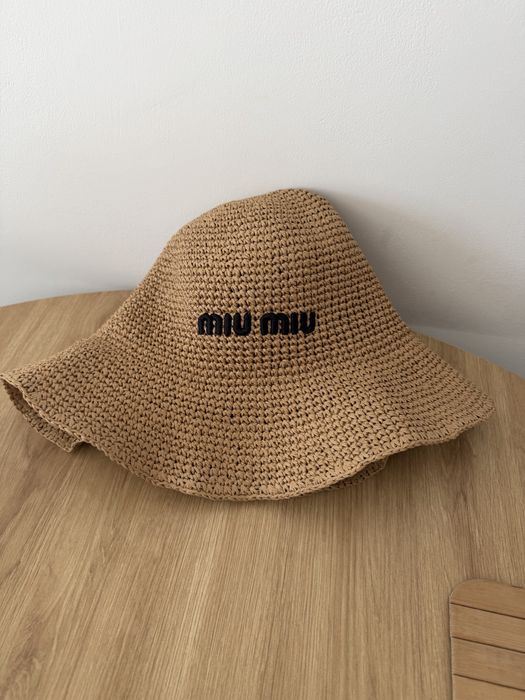 Kapelusz Bucket Miu Miu Czapka