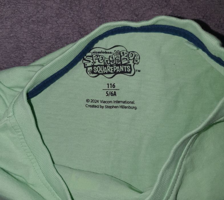 Bluzka Spongebob Pepco rozmiar 116