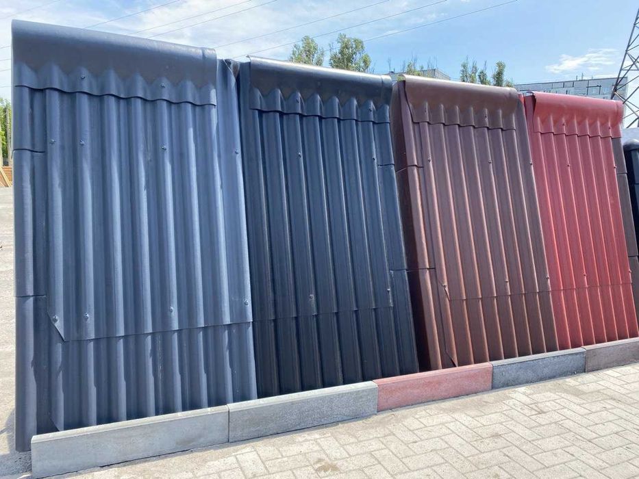 Шифер 1750х1130 серый, графит, бордо, коричневый  (Ивано-Франковск)