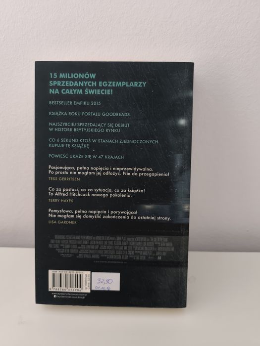Książka "Dziewczyna z pociągu" Paula Hawkins