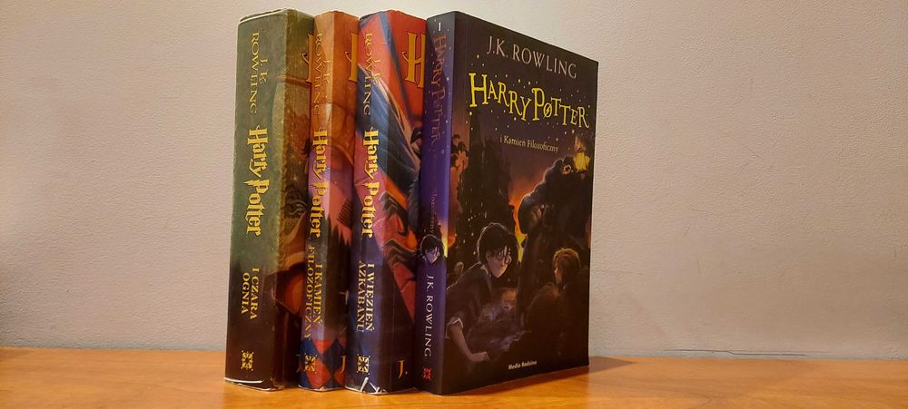 Harry Potter 4x ksiażki